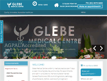 Tablet Screenshot of glebemedicalcentre.com.au